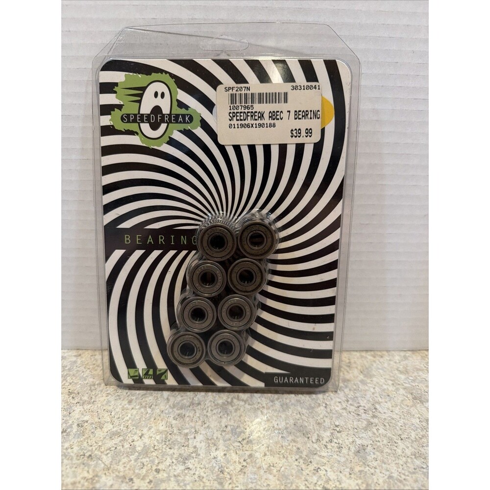 Vintage Speedfreak Bearings  Skateboard Bearings - ABEC 7 SPF207N 8 total